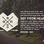 Ezekiel 40:4 [ESV]