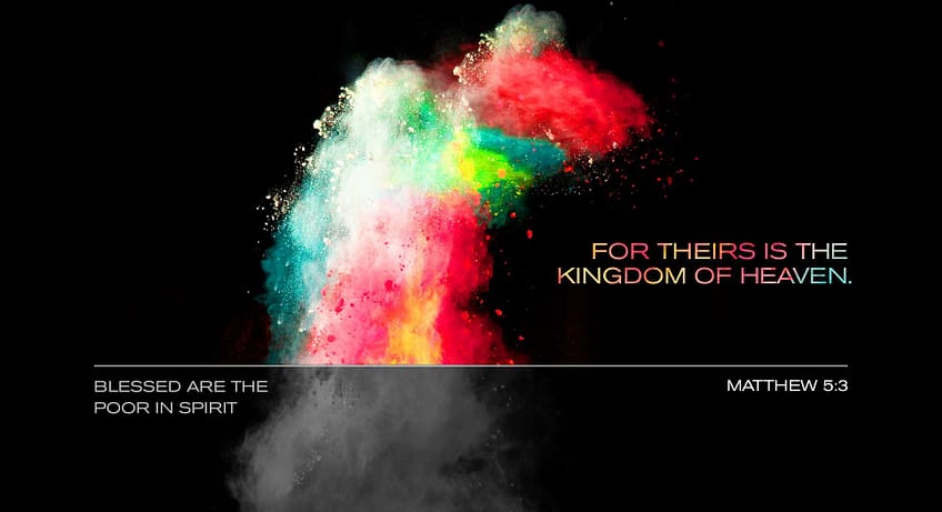 Matthew 5:3 [ESV]