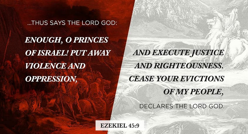 Ezekiel 45:9 [ESV]