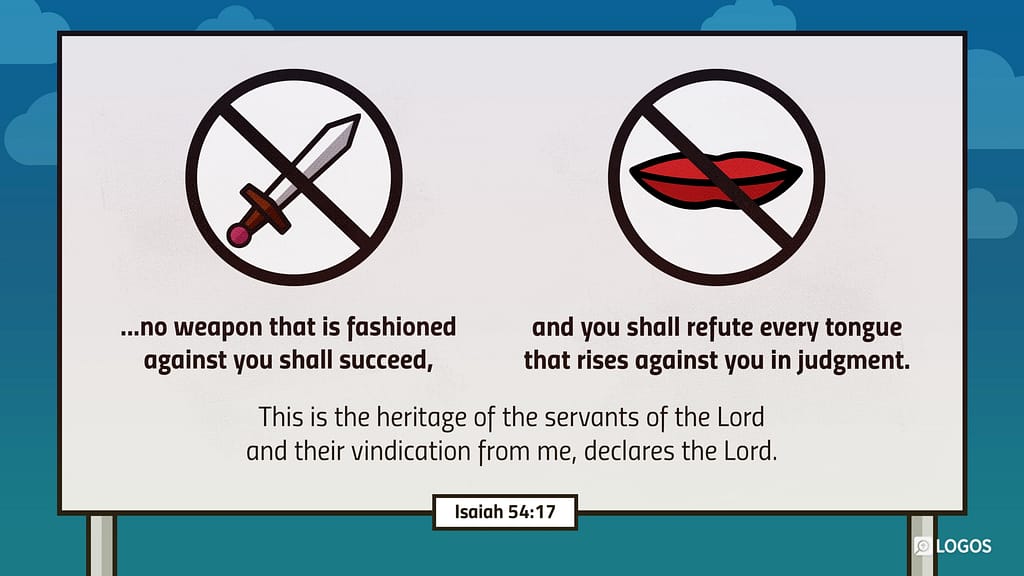 Isaiah 54:17 [ESV]