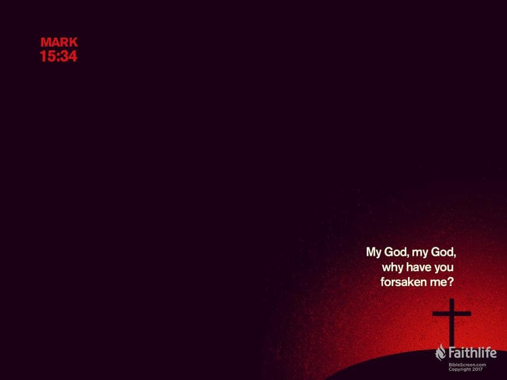 Mark 15:34 (ESV]