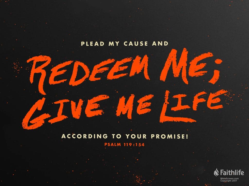 Psalm 119:154 [ESV]