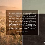 Philippians 4:12 [ESV]