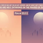 Psalm 22:2-3 [ESV]