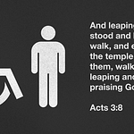 Acts 3:8 [ESV]