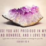 Isaiah 43:4 [ESV]
