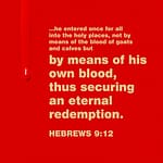 Hebrews 9:12