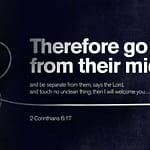 2 Corinthians 6:17