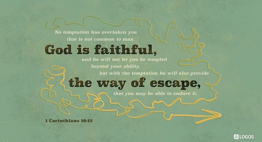 1 Corinthians 10:13 (NKJV)