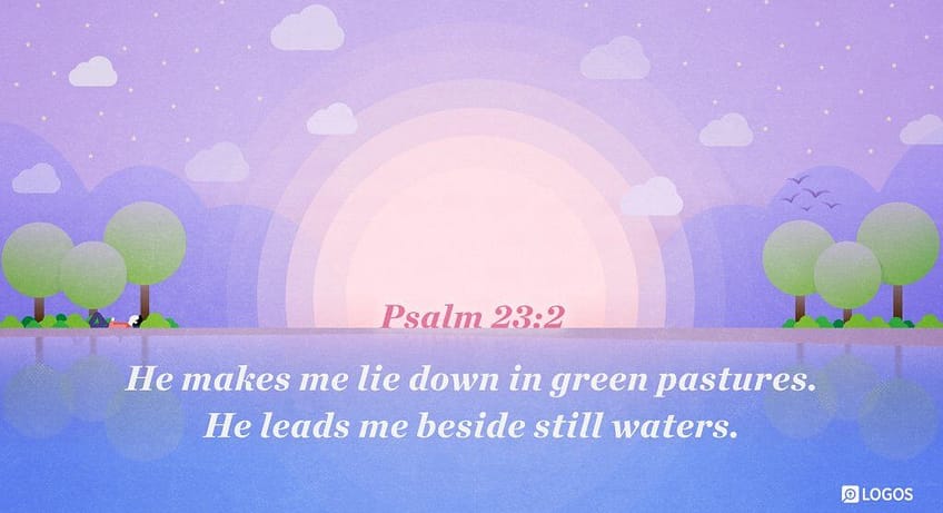 Psalm 23:2 (NKJV)
