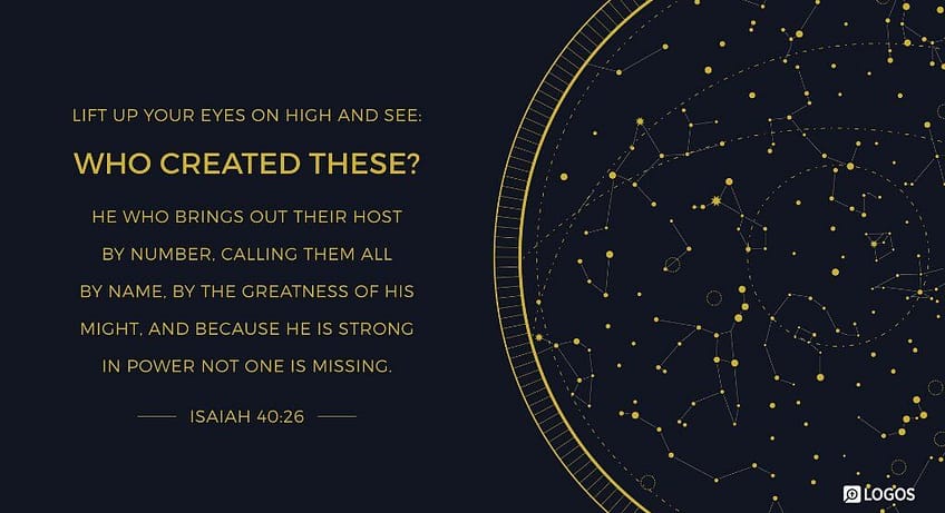 Isaiah 40:26 [NKJV]