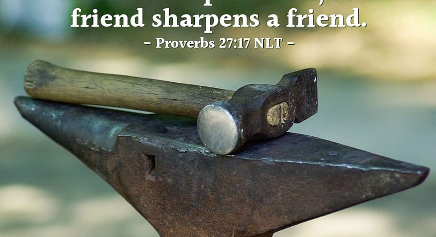 Proverbs 27:17 [NLT]