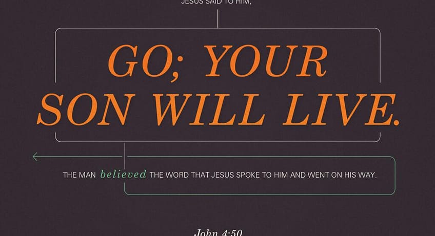 John 4:50 [ESV]