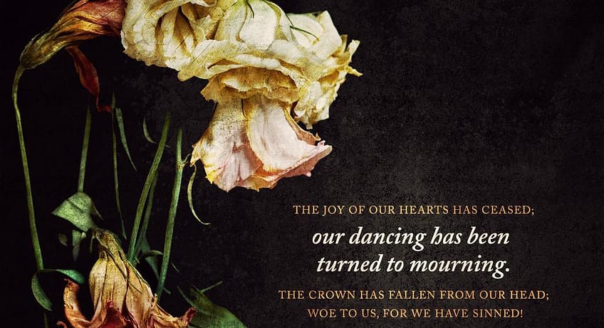 Lamentations 5:15–16 [ESV]