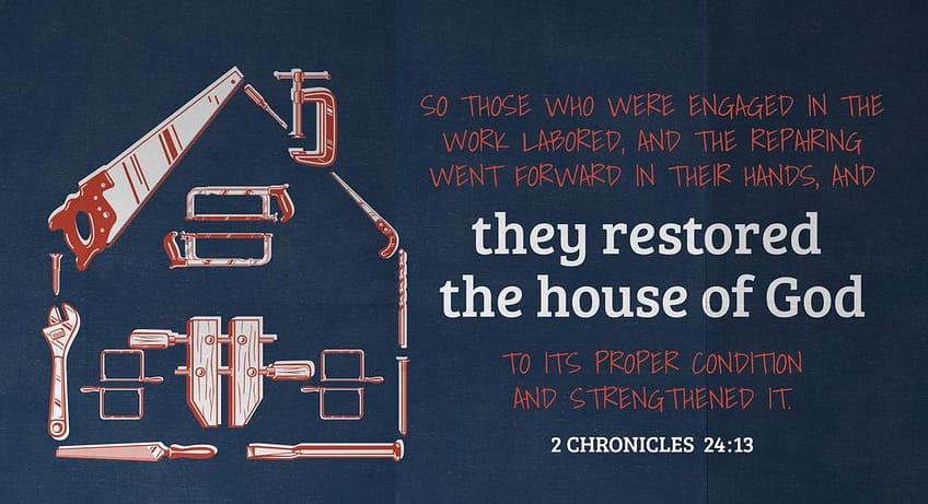 2 Chronicles 24:13 [ESV]