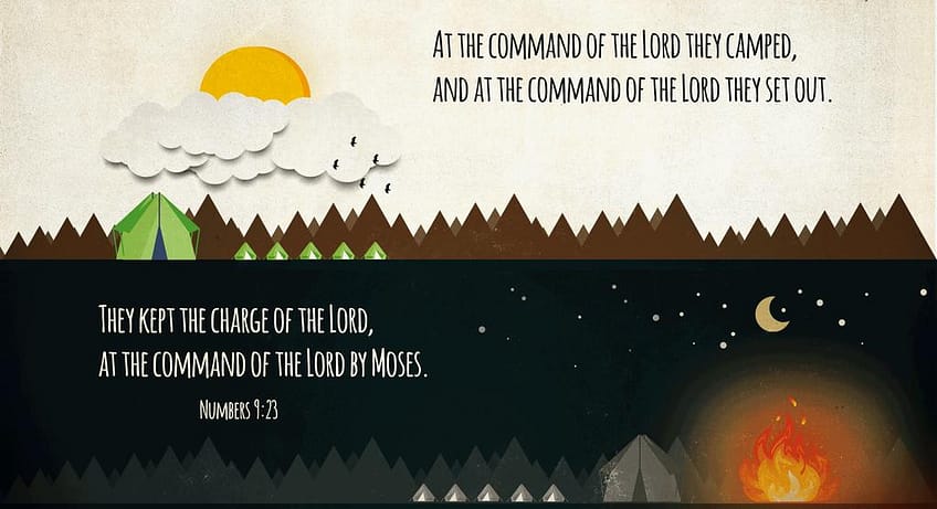 Numbers 9:23 [ESV]