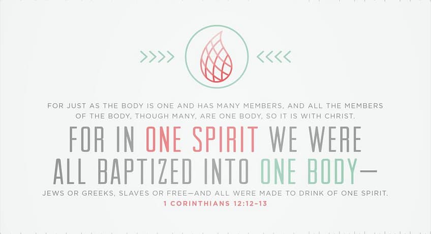 1 Corinthians 12:12–13 [ESV]