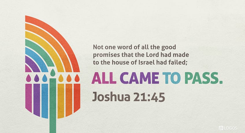 Joshua 21:45 [ESV]