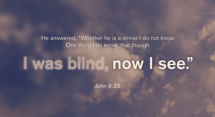 John 9:25 [ESV]