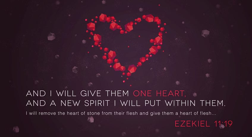 Ezekiel 11:19 [ESV]